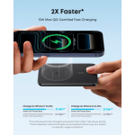 Power bank ultrafino com carregamento sem fios 15W 5000 mAh Anker Nano cor preto