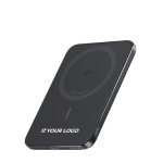 Power bank ultrafino com carregamento sem fios 15W 5000 mAh Anker Nano cor preto vista principal