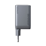 Carregador de parede com carregamento rápido GaN 100W Anker Prime cor cinzento quarta vista