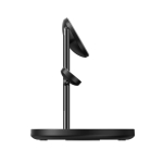 Base de carregamento sem fios Anker MagGo Qi2 15W com função 3 em 1 cor preto sexta vista