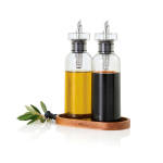 Conjunto de doseadores de óleo e vinagre 4 em 1 300 ml AdHoc cor transparente segunda vista