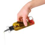 Conjunto de doseadores de óleo e vinagre 4 em 1 300 ml AdHoc cor transparente terceira vista