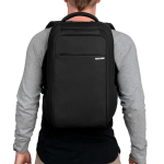 Mochila portátil com acesso rápido e pega superior 16'' Incase Icon cor preto vista décima sétima