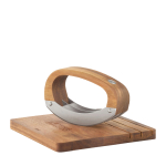 Conjunto cozinha com faca basculante e tábua de cortar AdHoc RoccaVerde cor castanho vista principal