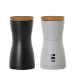Conjunto de moinhos de sal e pimenta com tampa antiaroma AdHoc cor preto vista principal