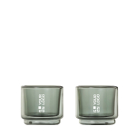 Chávenas de espresso empilháveis vidro dupla parede 45 ml AdHoc Impact cor transparente vista principal