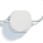 Cabo de carregamento USB-C para USB-C 2 em 1 em alumínio 15W Zens Pro 2 cor branco quarta vista