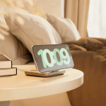 Carregador magnético Qi2 feito à medida USB-C 20 W Zens cor branco vista de ambiente