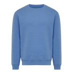 Sweatshirt unissexo de gola redonda e felpa 340 g/m² Iqoniq Torla cor azul bondi