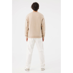 Sweatshirt unissexo de gola redonda e felpa 340 g/m² Iqoniq Torla cor camel
