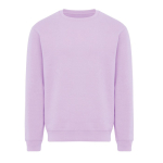 Sweatshirt unissexo de gola redonda e felpa 340 g/m² Iqoniq Torla cor lilás
