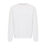 Sweatshirt unissexo de gola redonda e felpa 340 g/m² Iqoniq Torla cor branco-sujo