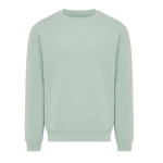 Sweatshirt unissexo de gola redonda e felpa 340 g/m² Iqoniq Torla cor verde oliva