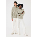 Sweatshirt unissexo com capuz e felpa escovada 340 g/m2 Iqoniq Joshua cor verde garrafa