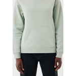 Sweatshirt unissexo com capuz e felpa escovada 340 g/m2 Iqoniq Joshua cor verde oliva