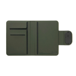 Capa para passaporte com localizador duplo Bluetooth 5.2 cor verde segunda vista