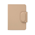 Capa para passaporte com localizador duplo Bluetooth 5.2 cor marfim