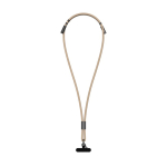 Cabo para telemóvel tipo lanyard com carregamento USB-C para USB-C 60W cor marfim