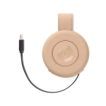 Carregador sem fios ecológico dobrável 2 em 1 com USB-C e 15 W cor marfim terceira vista
