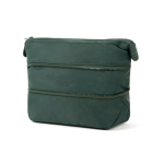 Necessaire expansível de plástico reciclado com fecho resistente 7L cor verde segunda vista