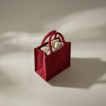Saco mini em algodão reciclado com interior laminado 220g/m² vista detalhe 3