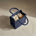 Saco médio em algodão reciclado com interior laminado 220 g/m² vista detalhe 3