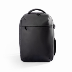 Mochila em PU com compartimento para portátil 14'' e bomba de vácuo 17L cor preto primeira vista