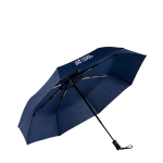 Guarda-chuva dobrável em pongee RPET com abertura rápida automática Ø98 cor azul-marinho vista principal