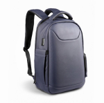 Mochila rígida em poliéster resistente à água para portátil de 15,6'' cor azul real vista detalhe