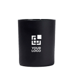 Vela aromática em cerâmica mate com pavio de madeira 140g cor preto vista principal