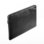 Capa para portátil em PU com espuma interior e fecho de correr 15,6'' cor preto sexta vista