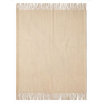 Manta grande de acrílico e viscose com acabamento suave 250g/m² cor castanho segunda vista