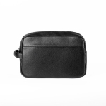 Nécessaire em PU com fecho eclair e bolso interior duplo 200 g/m² cor preto primeira vista