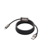 Cabo magnético USB-C de carregamento rápido com 125 cm e 60 W cor preto vista principal