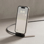 Cabo USB-C de 100 cm com suporte para telemóvel integrado 10 W cor preto vista detalhe 5