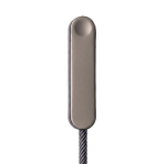 Cabo USB-C de 100 cm com suporte para telemóvel integrado 10 W cor preto segunda vista