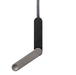 Cabo USB-C de 100 cm com suporte para telemóvel integrado 10 W cor preto terceira vista