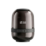 Coluna compacta com iluminação multiefeito e potência de 8 W cor preto vista principal