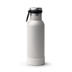 Garrafa em aço inoxidável reciclado com botão de abertura 480ml cor cinzento segunda vista