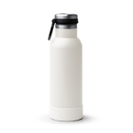 Garrafa em aço inoxidável reciclado com botão de abertura 480ml cor bege segunda vista