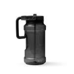 Garrafa desportiva de plástico com palhinha rebatível e pega 1.5L cor preto segunda vista