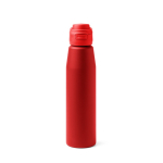 Garrafa em aço inoxidável de 750ml com fecho antigota reforçado cor vermelho segunda vista