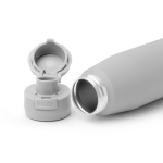 Garrafa em aço inoxidável de 750ml com fecho antigota reforçado cor cinzento vista detalhe 1