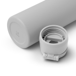 Garrafa em aço inoxidável de 750ml com fecho antigota reforçado cor cinzento vista detalhe 3