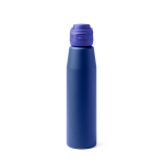Garrafa em aço inoxidável de 750ml com fecho antigota reforçado cor azul real segunda vista