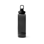Garrafa translúcida em plástico reciclado com bocal e pega 750ml cor preto segunda vista