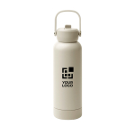 Garrafa aço inoxidável reciclado parede dupla pega e palhinha 730ml vista principal