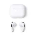 Auscultadores sem fios em plástico com mãos-livres e Bluetooth cor branco segunda vista
