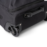 Trolley em nylon reciclado com compartimentos organizados e pegas cor preto vista detalhe 1