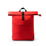 Mochila em poliéster eco compartimento principal expansível para 15'' cor vermelho segunda vista